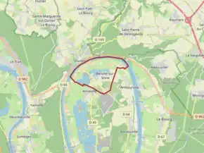 Poziția localității Berville-sur-Seine