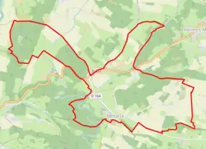 Poziția localității Betbèze