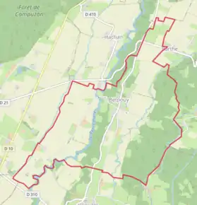 Poziția localității Betpouy