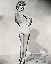 Pin-up faimos cu Betty Grable, 1943