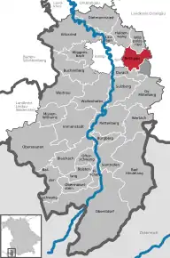 Poziția localității Betzigau