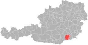 Poziția localității Districtul Deutschlandsberg