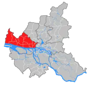 Poziția localității Hamburg-Altona