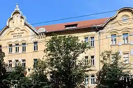 Detaliu fațada de sud-est