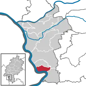 Poziția localității Biebesheim am Rhein