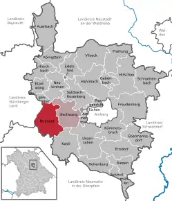 Poziția localității Birgland