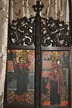 Biserica „Adormirea Maicii Domnului” (ușile împărătești)