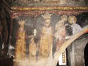 Tabloul votiv. Biserica Adormirea Maicii Domnului din Baia