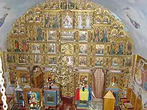 Biserica „Cuvioasa Paraschiva" din Cetățele (iconostasul)