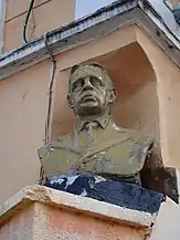 Bustul lui Octavian Goga