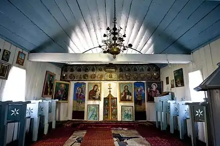 Biserica de lemn - interior