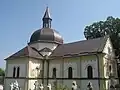 Biserica văzută dinspre nord-vest