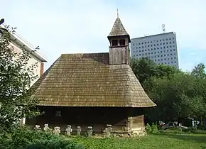 Biserica de lemn din Bejan transferată în Muzeul Țăranului Român din București