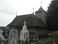 Biserica pe latura nord-vestică