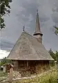 Biserica de lemn vedere din nord-est