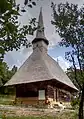 Biserica de lemn vedere din sud-vest