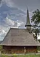 Biserica de lemn vedere din nord
