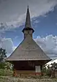 Biserica de lemn vedere din vest