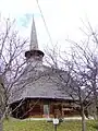 Biserica de lemn vedere din sud vest
