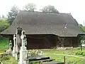 Biserica de lemn pe latura sudică