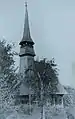 Biserica din Sârbi, înainte de modificarea turnului