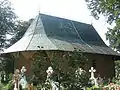 Biserica de lemn văzută dinspre nord-est