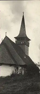 Biserica de lemn din Viişoara (imagine ante 1945)