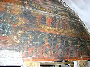 Partea dreaptă a iconostasului