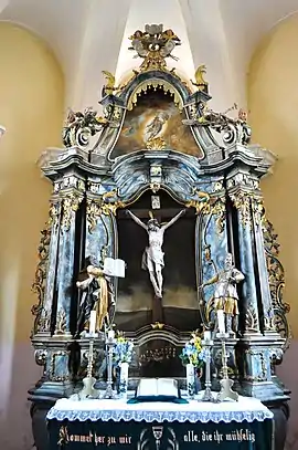 Altarul bisericii evanghelice fortificate