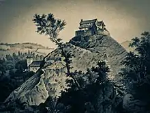 Biserica fortificată din CisnădioaraMachetă - Reconstituire pentru biserica din CisnădioaraPlanul fortificaţiei din Cisnadioara