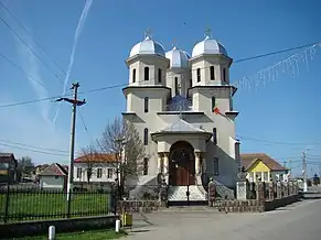 Biserica ortodoxă (ctitor: Ioan Vescan, primul prefect român de Mureș)