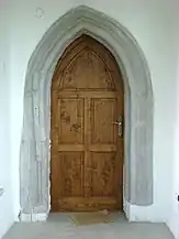 Biserica reformată (ancadramentul intrării)