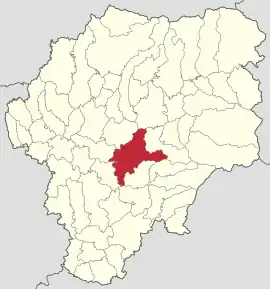 Poziția localității Bistrița