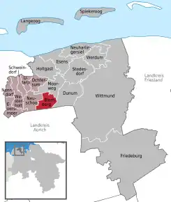 Poziția localității Blomberg