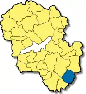 Poziția  Bodenkirchen pe harta districtului Landshut