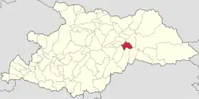 Localizarea comunei Bogdan Vodă în județul Maramureș