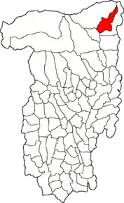 Poziția localității Boișoara