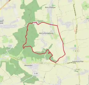 Poziția localității Bois-d'Ennebourg