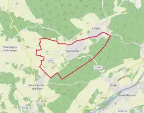 Poziția localității Bois-le-Roi