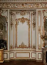 Lucrătură de lemn în Hôtel de Varengeville de Nicolas Pineau (1735)