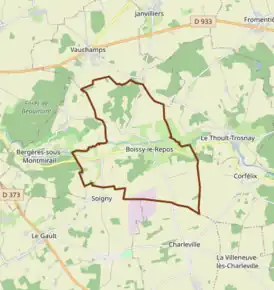 Poziția localității Boissy-le-Repos