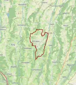 Poziția localității Bonrepos