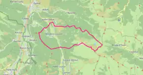 Poziția localității Bordères-Louron