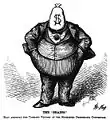 Caricatură a lui William M. Tweed, “The Boss”.
