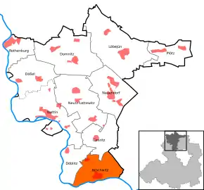 Poziția localității Brachwitz
