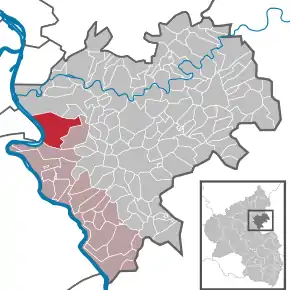 Poziția localității Braubach