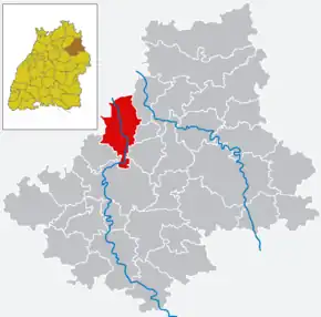 Poziția  Braunsbach pe harta districtului Schwäbisch Hall