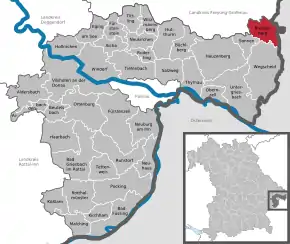 Poziția localității Breitenberg