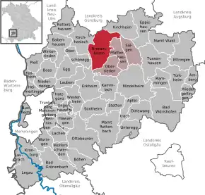 Poziția localității Breitenbrunn