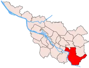 Poziția localității Hemelingen